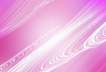 Light Pink vector glossy abstract background.