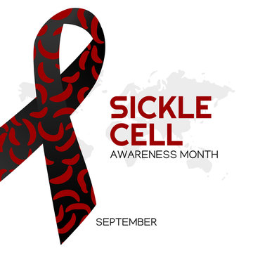 Vector graphic of Sickle cell Awareness Month good for Sickle cell Awareness celebration. flat design. flyer design.flat illustration.