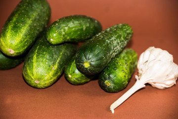 cucumber on a plate