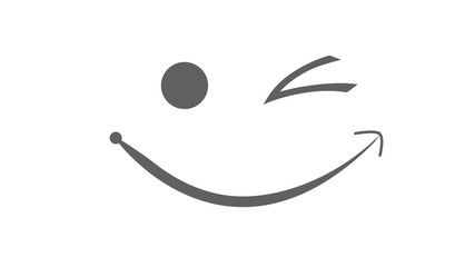 Illustration of a Smiley Face Using Punctuation