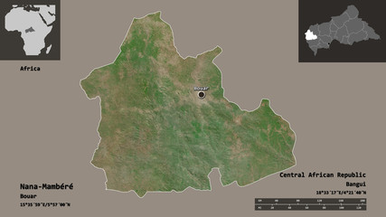 Nana-Mambéré, prefecture of Central African Republic,. Previews. Satellite