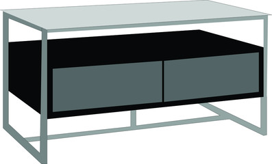 table icon vector.vector illustration in black color.