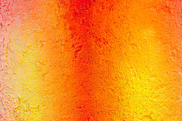 Art under ground. Beautiful street art graffiti background. The wall is decorated with abstract drawings house paint. Modern style urban culture of street youth. Abstract picture on wall