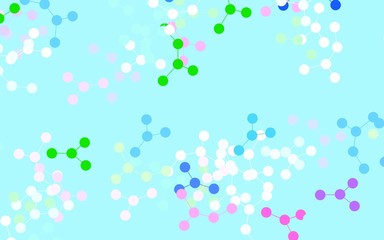 Light Multicolor vector texture with artificial intelligence concept.