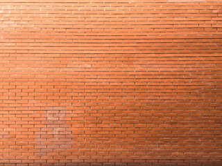 brick wall background, red, horizontal 