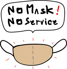 Artwork for the concept of a plague. And for other related work Such as signs for cooperation in general stores and in advertising. Wearing an empire mask is a public health policy and practice.