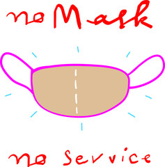 Artwork for the concept of a plague. And for other related work Such as signs for cooperation in general stores and in advertising. Wearing an empire mask is a public health policy and practice.