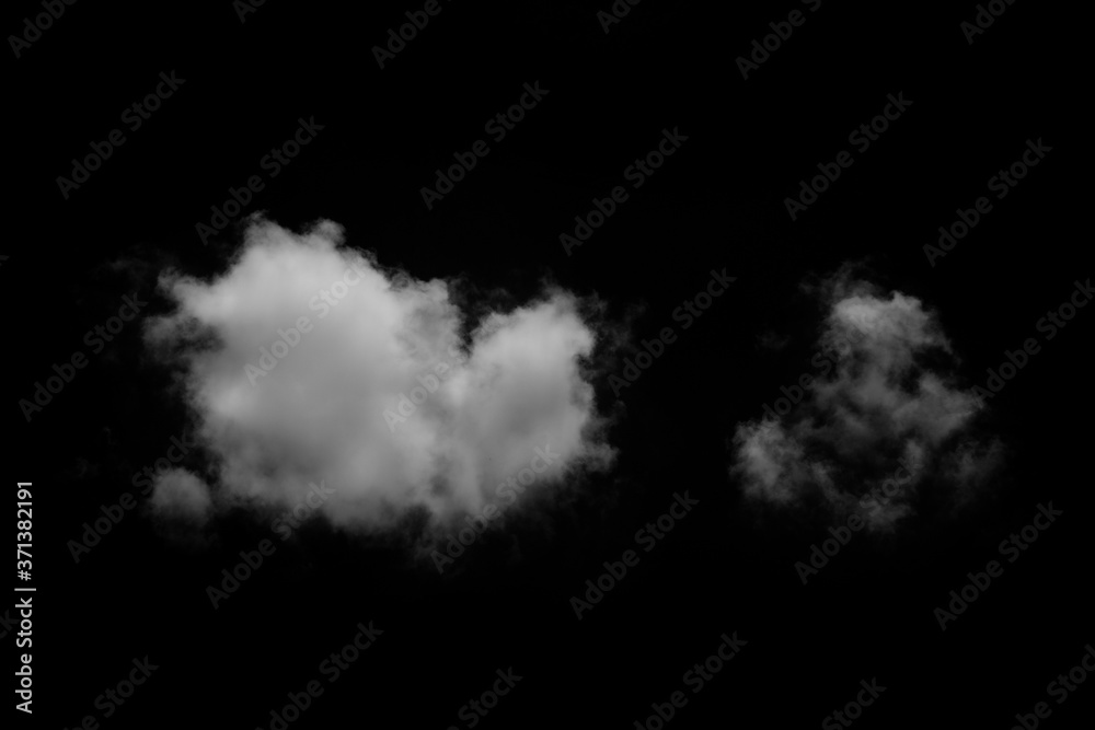 Canvas Prints white cloud object for nature design summer background.