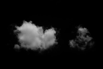 White cloud object for nature design summer background.