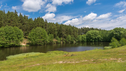 Landscape pictures taken in the reserve Mlocinski oak