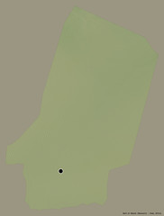 Barh el Ghazel, region of Chad, on solid. Relief