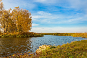 Landscape images of autumn nature near the village of Shigony