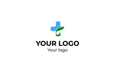 Medical cross vector icon illustration design template