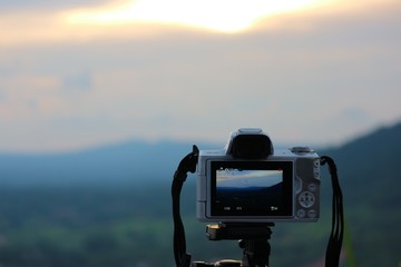 view from the top of the mountain