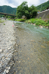神流川上流の景色