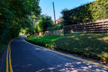 Bunch Lane in Haslemere, Surrey, England, UK