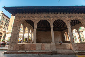 Loggia dei Cavalieri in Treviso 2 - obrazy, fototapety, plakaty