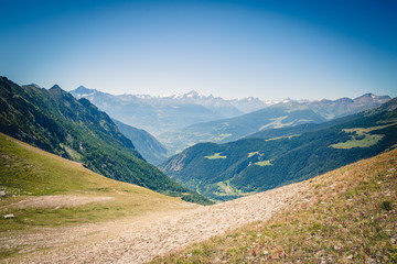 Panorama montano alpino
