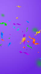 Obraz na płótnie Canvas Streamers and confetti. Festive streamers tinsel a