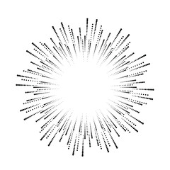Obraz premium Halftone dots in circle form. round logo . vector dotted frame . design element