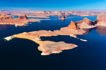 Lake Powell, Page, Arizona - Utah, Usa, America - obrazy, fototapety, plakaty