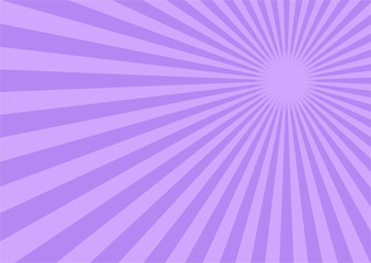 背景素材 集中線 放射線（紫） B02