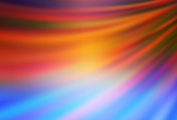 Light Multicolor vector blurred shine abstract template. A completely new colored illustration in blur style. Completely new design for your business.