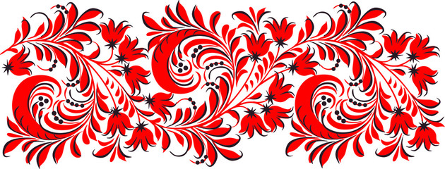natoinal ornament pattern ukrainian russian vector