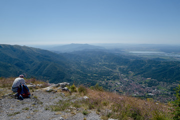 Fototapeta premium The view from the mountain