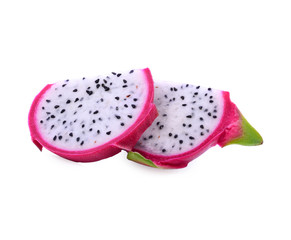 Dragon fruit isolated on white background