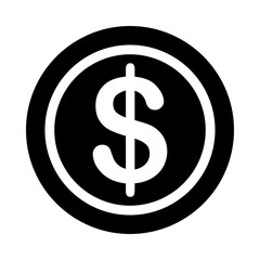 Money coin icon
