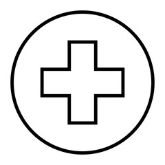 Obraz premium Hospital symbol