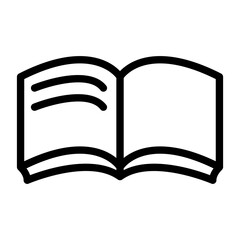 Reading book icon