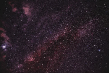 Star on night sky background