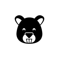 Obraz premium .hamster icon, simple infographic element, in filled style from Pet-vet set, for web and UI design