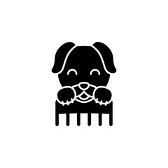 .filled grooming icon, graphic illustration from Pet-vet collection, for web and app design