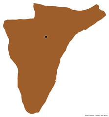 Quindío, department of Colombia, on white. Pattern