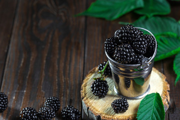 Fototapeta na wymiar Image with blackberries.