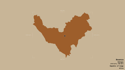 Bouenza - Republic of Congo. Bounding box. Pattern