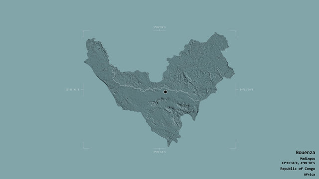Bouenza - Republic of Congo. Bounding box. Administrative
