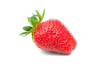 Red berry strawberry isolated on white background- Image