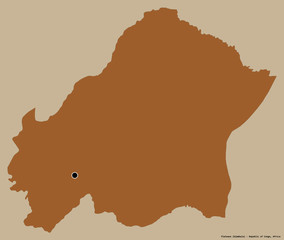 Plateaux, region of Republic of Congo, on solid. Pattern