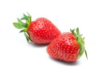 Red berry strawberry isolated on white background- Image