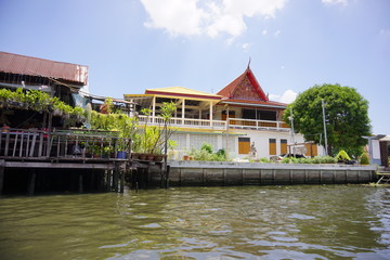 Obraz premium Community canal in Bangkok Thailand