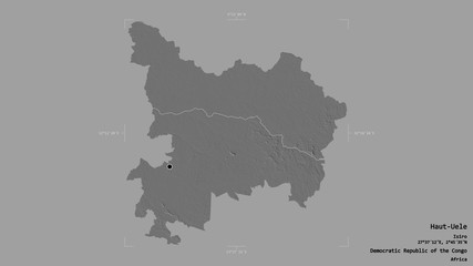 Haut-Uele - Democratic Republic of the Congo. Bounding box. Bilevel