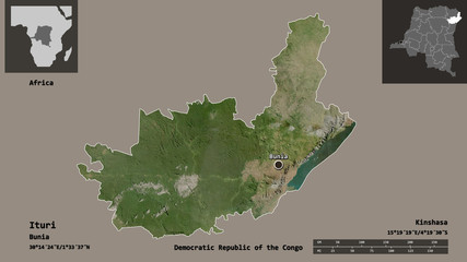 Ituri, province of Democratic Republic of the Congo,. Previews. Satellite