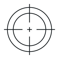 aiming icon in form of line