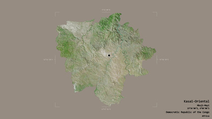 Kasaï-Oriental - Democratic Republic of the Congo. Bounding box. Satellite