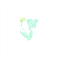 blue bell vector illustration. Meadow flower.