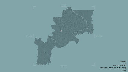 Lomami - Democratic Republic of the Congo. Bounding box. Administrative